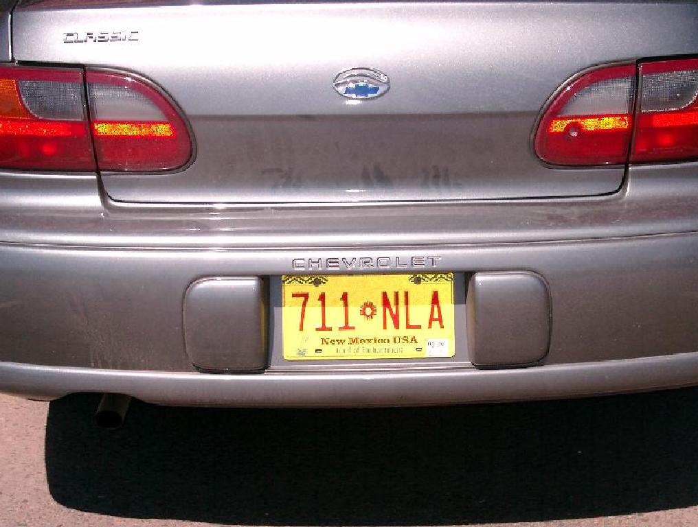 Rental car with license 711 NLA