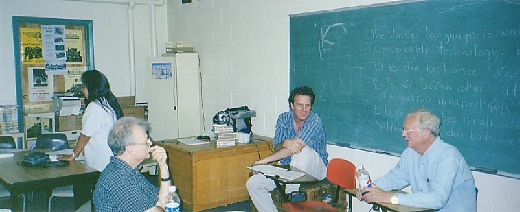 At the Navajo Language Academy 2001