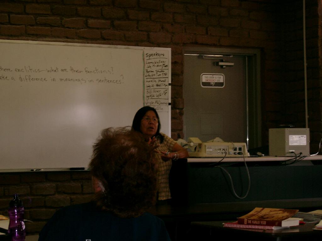 At the Navajo Language Academy 2004